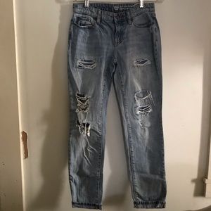 Gap Sexy Boyfriend Distressed Jeans